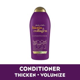 OGX Thick & Full + Biotin & Collagen Volumizing Daily Conditioner, 25.4 fl oz