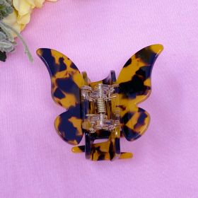 Butterfly Hair Claw (Color: Dark Tortoise)